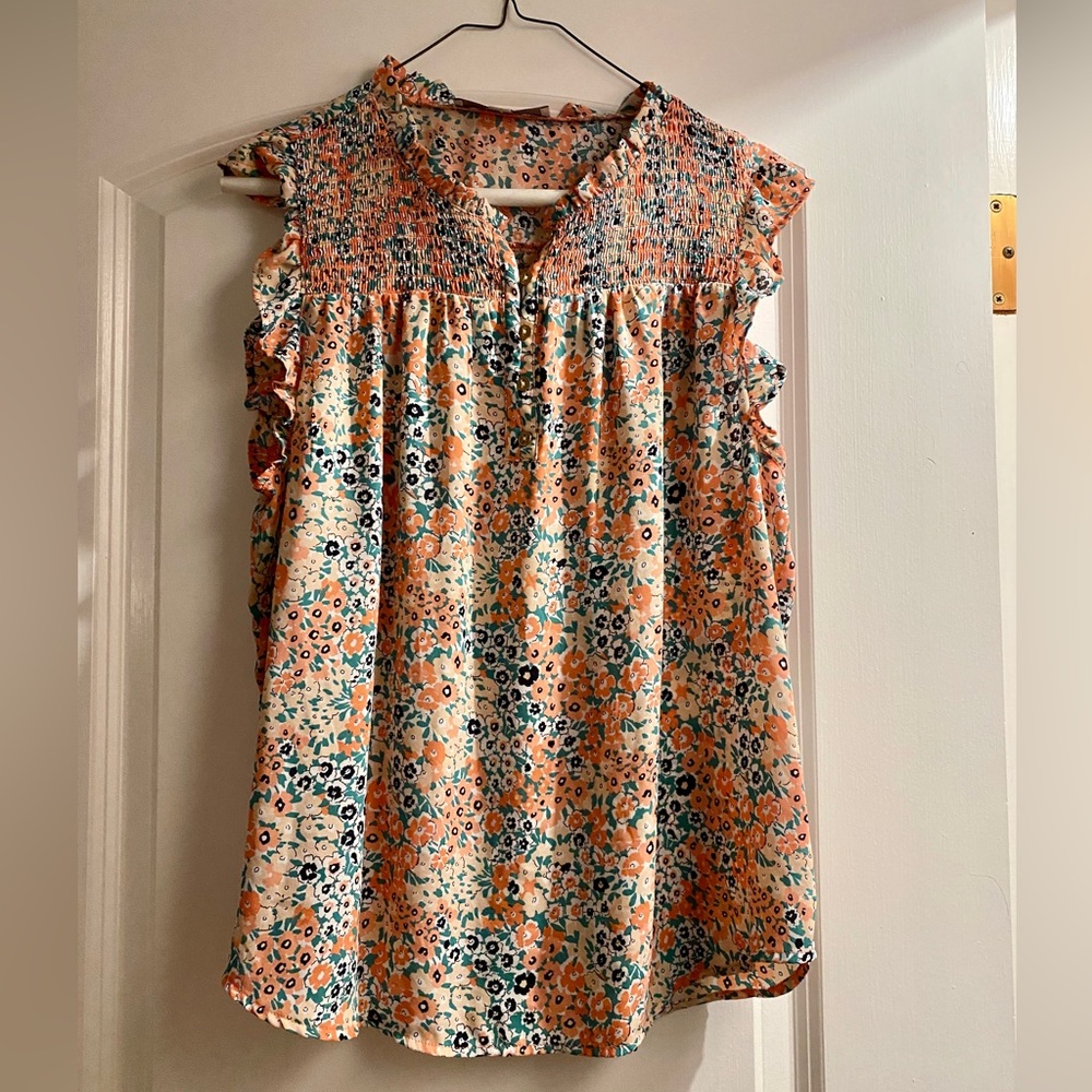 Floral shirt from Loft